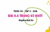 Bài 8.4 trang 65 Toán 10 tập 2 Kết nối tri thức: Các bài toán đếm số tự nhiên